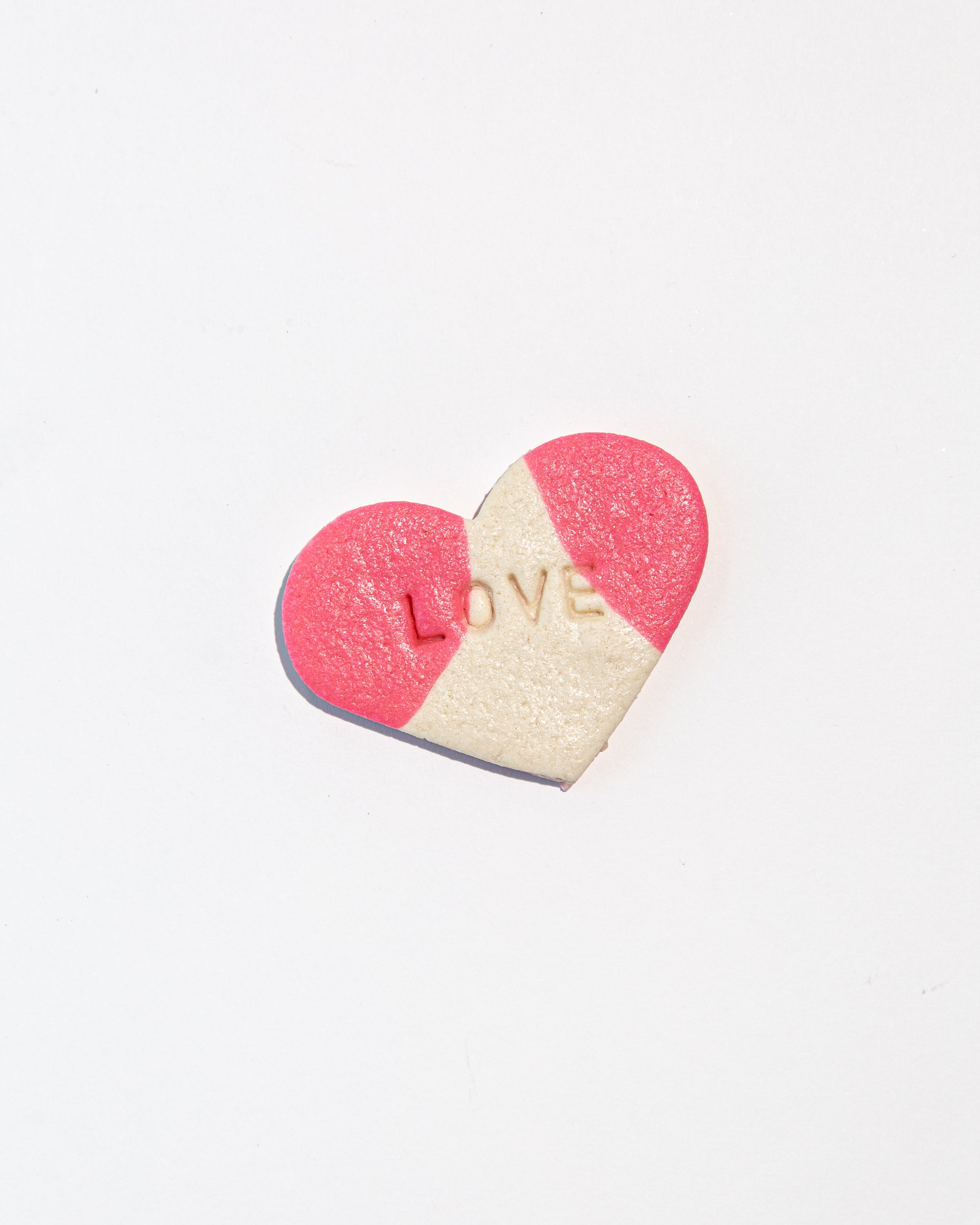 Hand Cut Shortbread - L-O-V-E Hearts