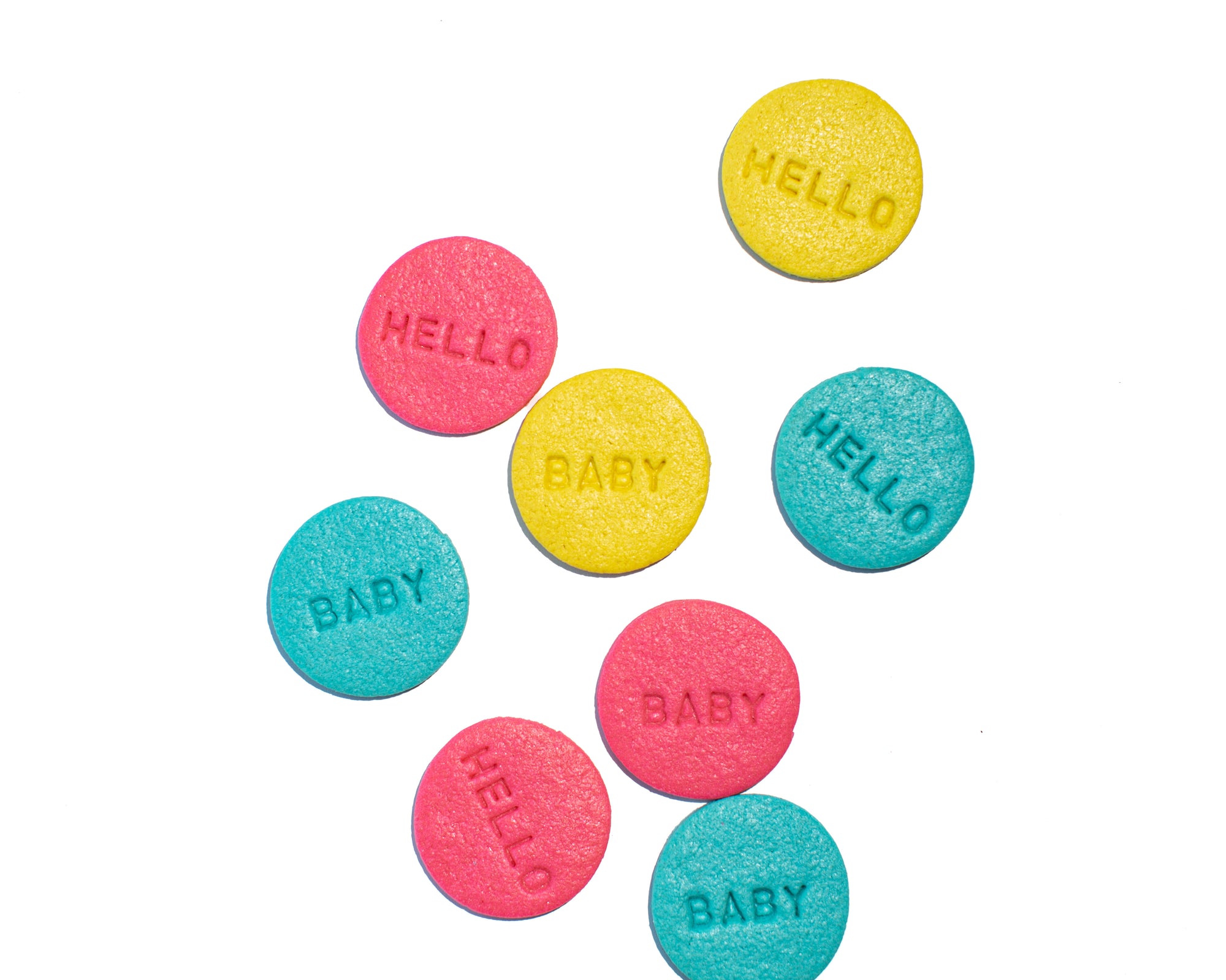 Hand Cut Shortbread - HELLO BABY
