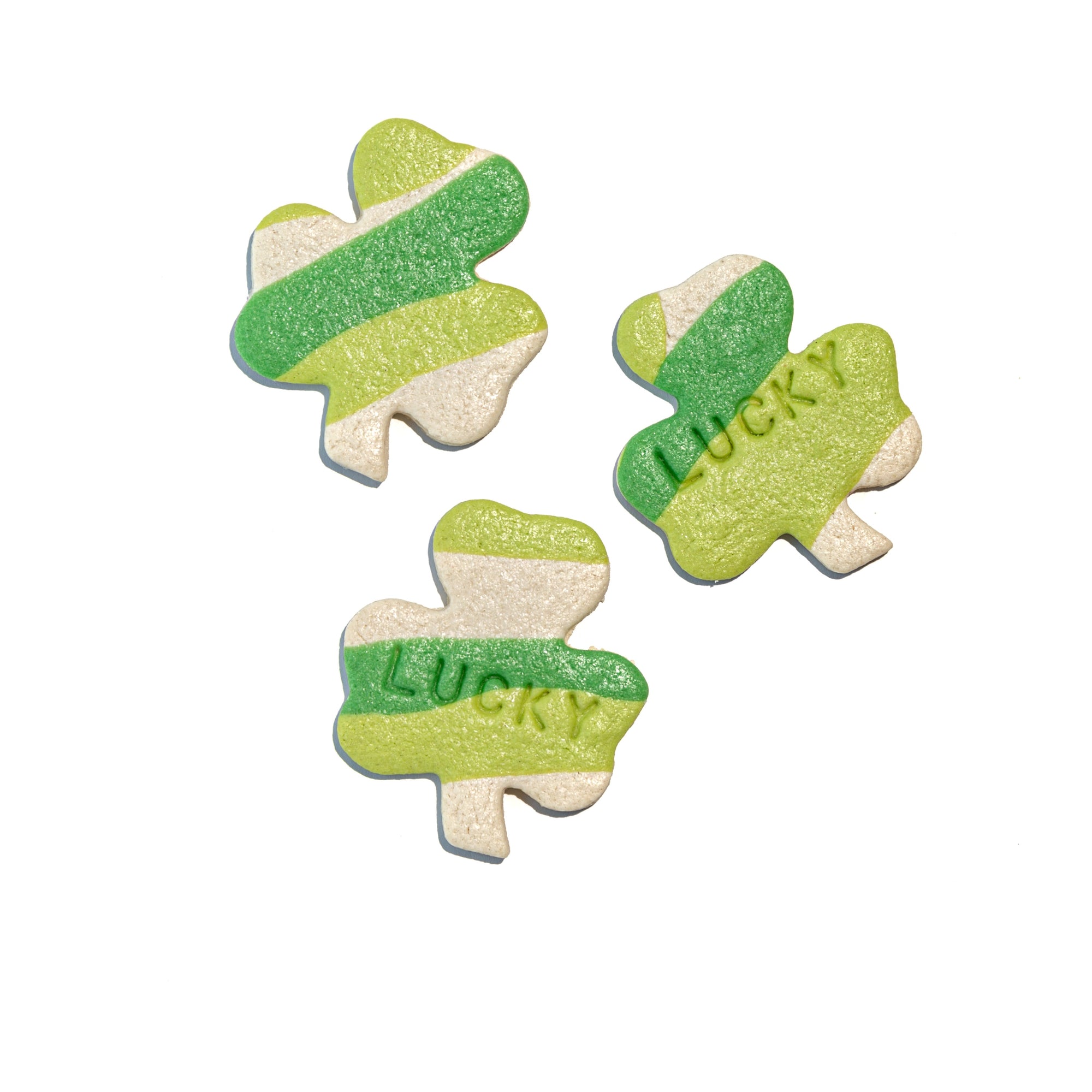 Hand Cut Shortbread - Lucky Shamrocks