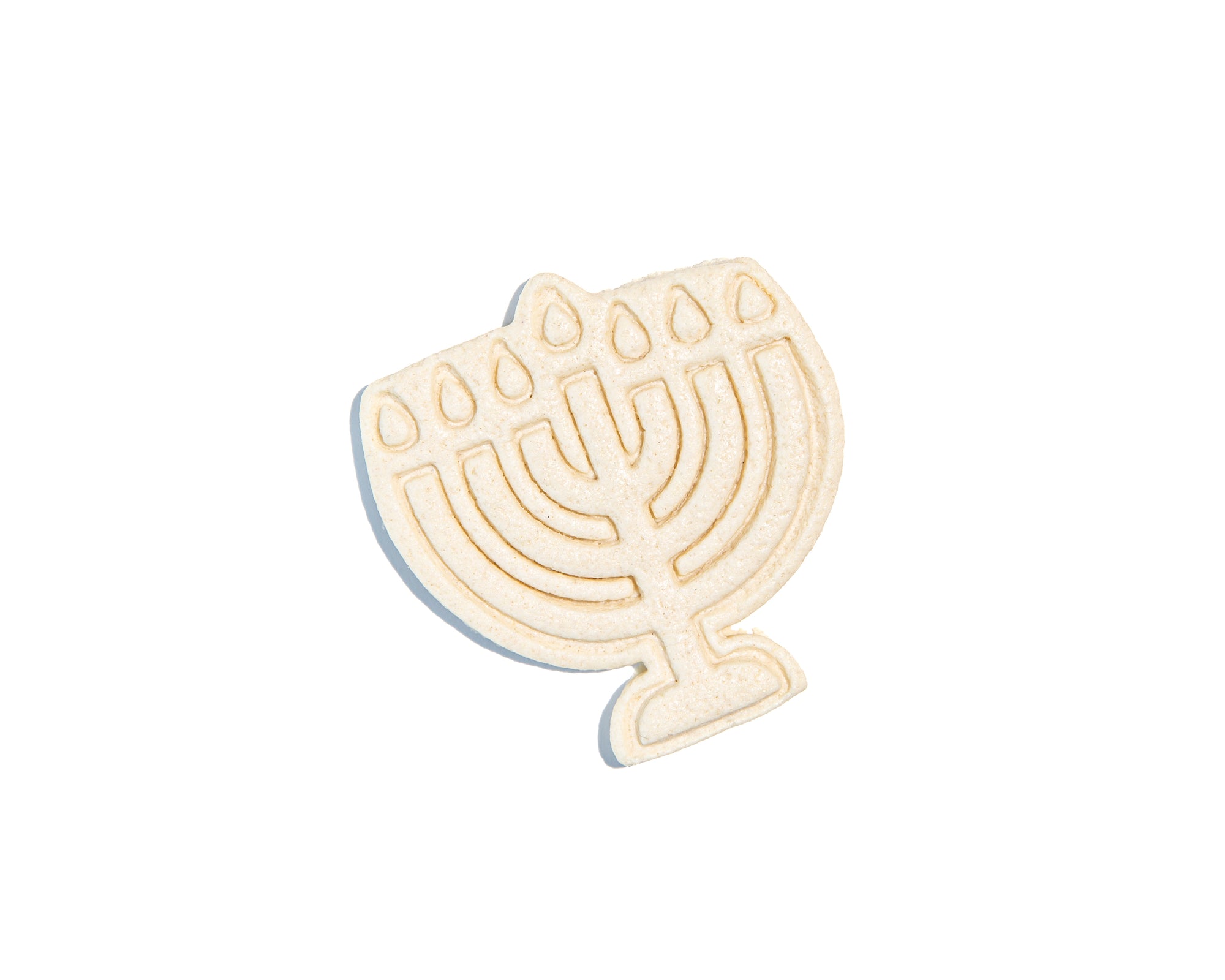 Hand Cut Shortbread - Menorahs